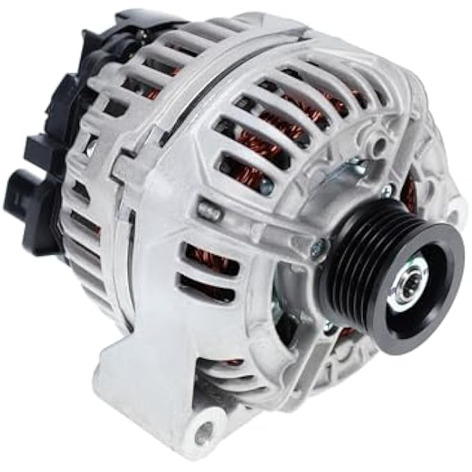 BOSCH AL0787N Original Equipment New Alternator - Compatible with Select Mercedes-Benz C240, C32 AMG, C320, CLK320, ML350, SLK320; 120 Amp - Image 1