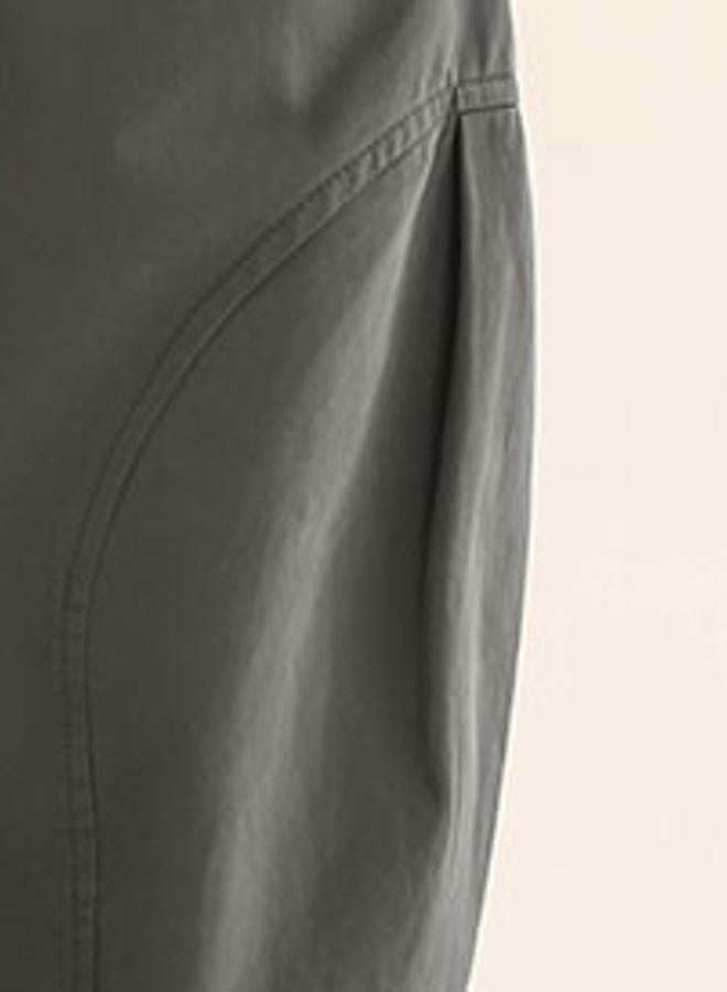 Take Two Grey Relaxed Fit Knitted Trousers - Image 3