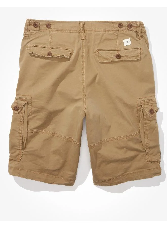 American Eagle AE Flex Lived-In Longer Length Cargo Short