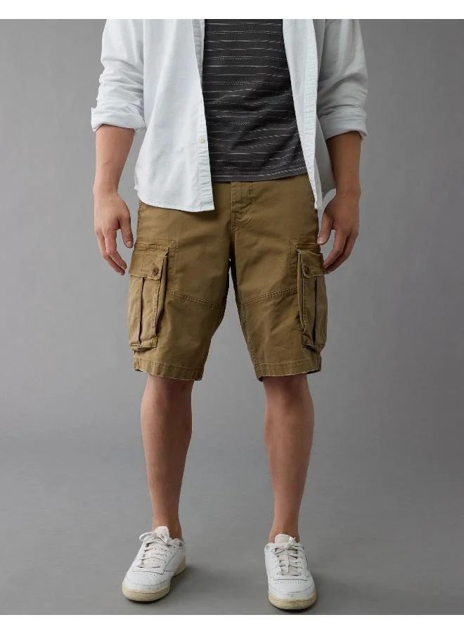 American Eagle AE Flex Lived-In Longer Length Cargo Short