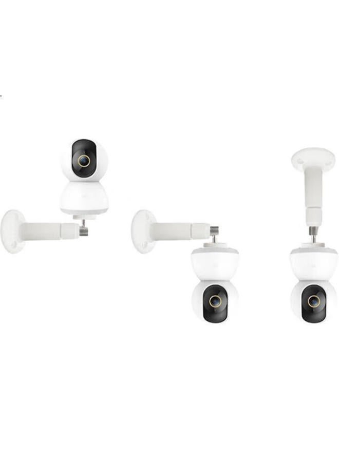 Trendsetter Compatible With Xiaomi Camera Mounts 2/3/4 Gimbal Version/2K Version/3Pro/C300/C500/C700, Small White Surveillance Fixed Hanging Inverted Wall-Mounted Installation Bracket - Image 1
