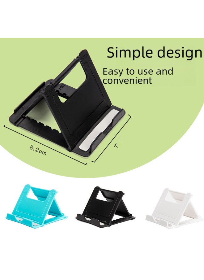 Generic - Desktop Phone Holder Adjustable Tablet Stand Foldable Logo Printable Gift For Lazy People Digital Computer Mobile Phone Stand-Color:White-Style:Naked - Image 1