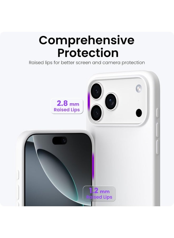 Case for iPhone 17 Pro Max Soft Liquid Silicone Gel Case Full Body Shockproof Protection Matte Finish Cover Soft Microfiber Lining Cushion Slim Back Case for iPhone 17 Pro Max - Image 4