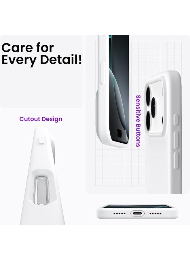 Case for iPhone 17 Pro Max Soft Liquid Silicone Gel Case Full Body Shockproof Protection Matte Finish Cover Soft Microfiber Lining Cushion Slim Back Case for iPhone 17 Pro Max - Image 5