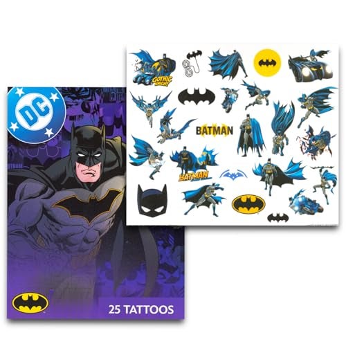SAVVi Superhero Tattoos for Kids Bundle ~ 100 Pcs Marvel and DC Super Hero Temporary Tattoos for Boys Girls | Spiderman Avengers Superman Batman Superhero Party Favors Party Supplies - Image 3