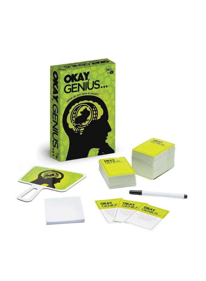 PlayMonster PlayMonster Okay, Genius… Fun Family Game Night Card Game for Teens, Friends & Home - Share Your Opinions on Ridiculous Topics - What Do You Have in Mind?! - for Ages 14 & Up - Image 2