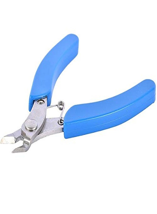 Digital Craft Electrical Stain Steel Wire Cable Cutters Cutting Side Snips Flush Pliers Nipper Anti-Slip Rubber Mini Diagonal Pliers Hand Tools with Safety Hand Gloves - Image 2