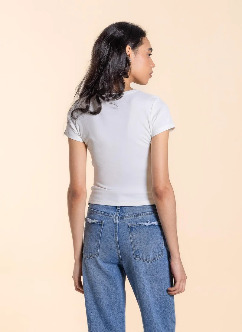 SHAPES BASIC FITTED T-SHIRT