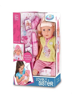 Warm Baby Lovely Sister with Accessories - WZJ016-2
