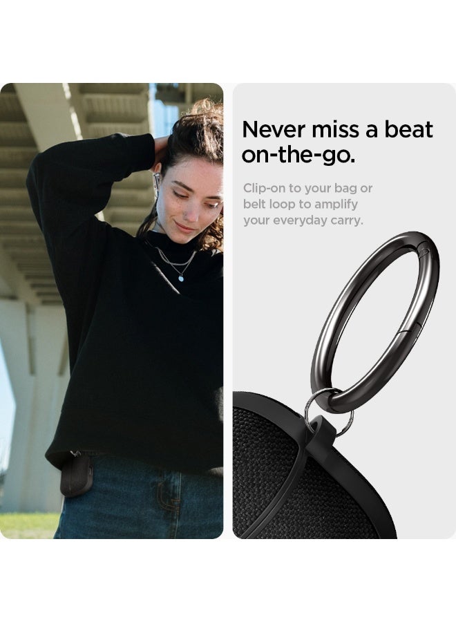 Spigen غطاء حماية سماعات سامسونج جالكسي بودز 3 برو وبودز3 مضاد للصدمات مع كارابينه - أسود - Image 5