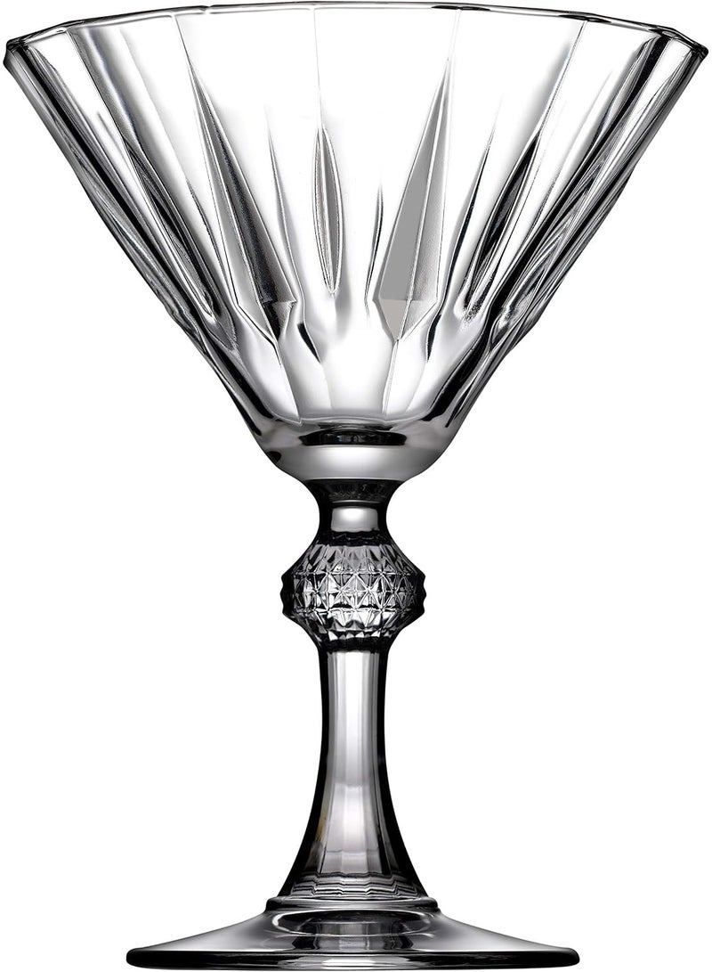 Pasabahce Diamond Martini Glass Set Of 6 clear - Image 1