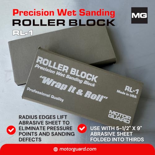 Motor Guard - Roller-Block Precision Wet Sanding Block (RL-1), One Size - Image 3