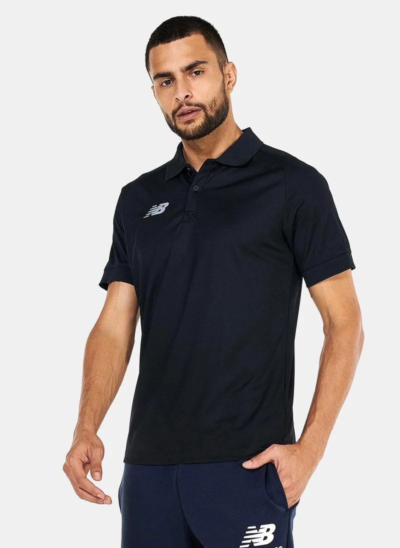 New Balance Men's Training Chest Logo Polo Shirt