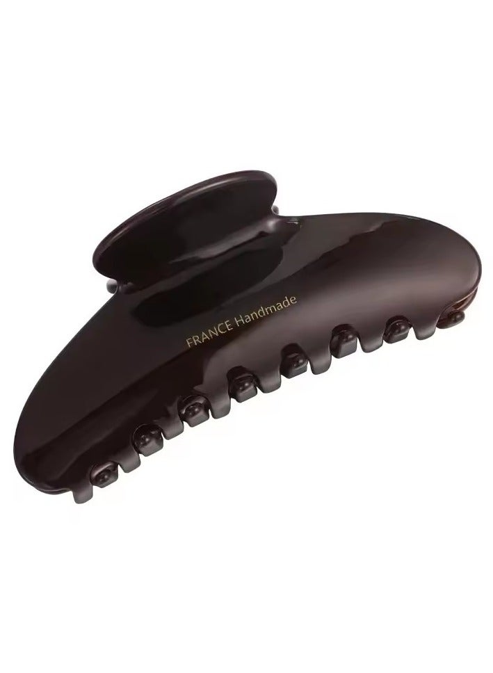 Goolsky مشبك شعر كبير من الأسيتات عالي الجودة بتصميم ريترو للنساء، مشبك قرش أنيق، مشابك شعر نمط الفهد، إكسسوار رأس - Image 1