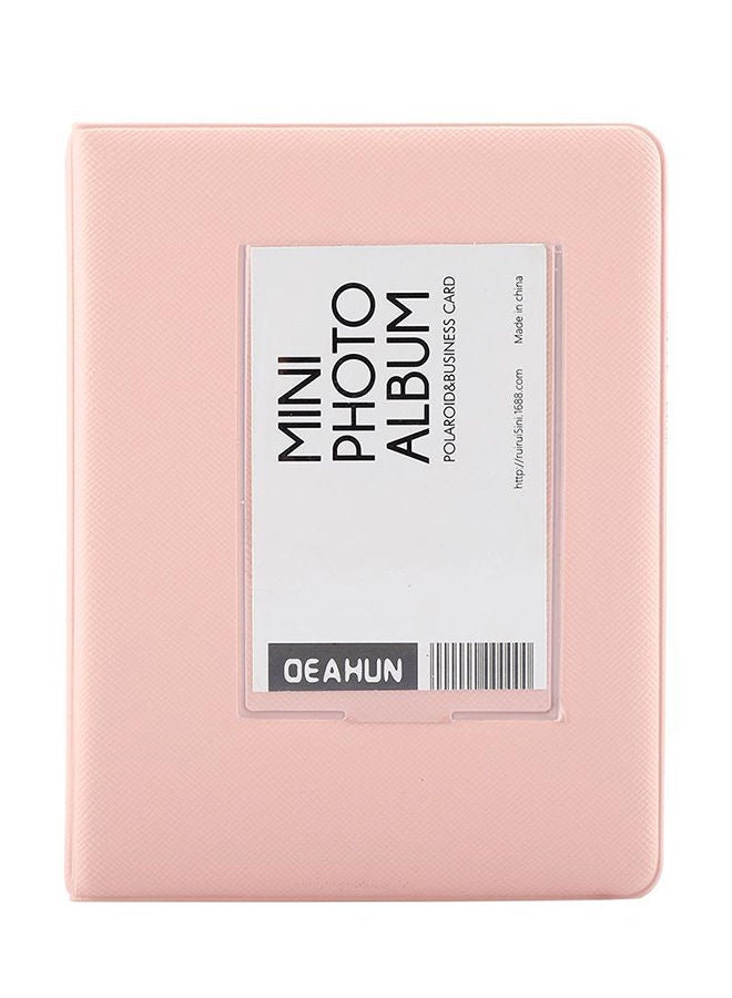 NIBEMINENT 64-Pockets Photo Album Pink 4.00g - Image 1