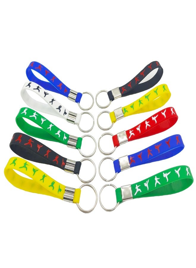 كوبا بلاي مجموعة هدايا حفلات عيد ميلاد من السيليكون من كوبا بلاي، تتضمن 24 قطعة، مستوحاة من التايكوندو والكاراتيه والكونغ فو والمصارعة. - Image 4