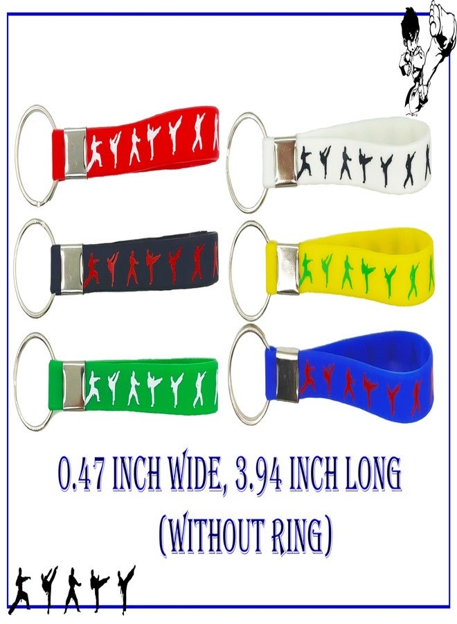 كوبا بلاي مجموعة هدايا حفلات عيد ميلاد من السيليكون من كوبا بلاي، تتضمن 24 قطعة، مستوحاة من التايكوندو والكاراتيه والكونغ فو والمصارعة. - Image 3