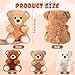 Liliful 8 Pieces 8 Inch Bear Stuffed Animal Bulk Stuffed Animals Gift Plush Toys Bear Party Favors for Baby Shower Centerpieces Wedding Birthday Party Gifts SuppliesMixed Color - Image 4