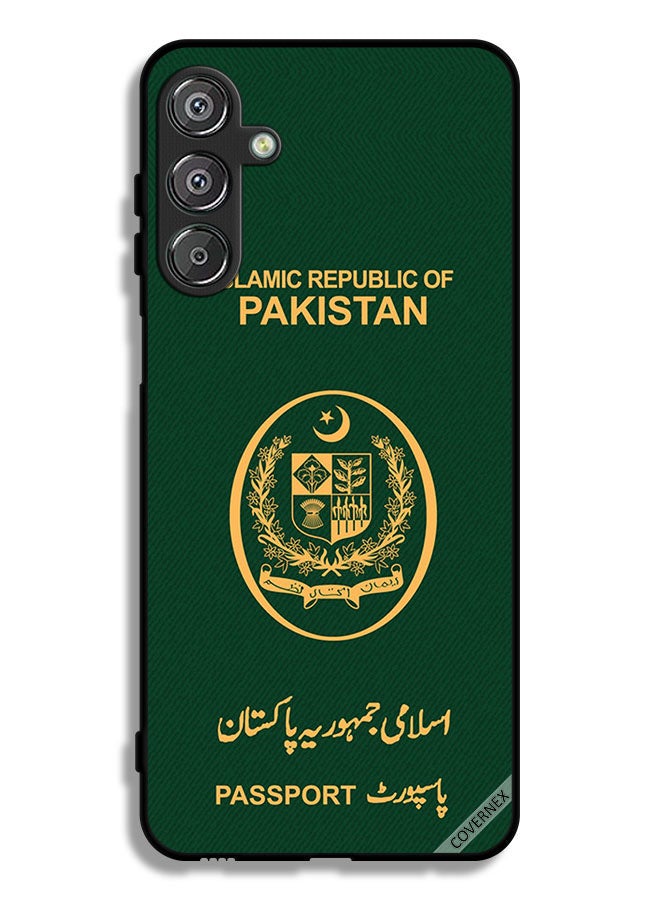 Covernex Samsung Galaxy M16 5G Protective Case Cover Pakistan Passport Pattern - Image 1