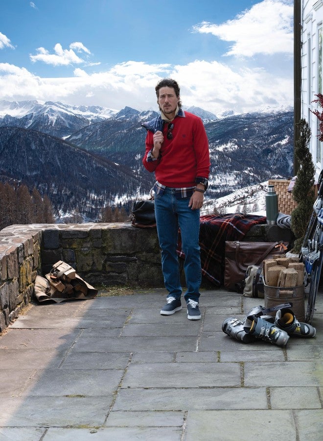 شابس جوارب رجالية من تشابس بشعار العلم، عبوة من 3 أزواج، لون كحلي، مقاسات الأحذية الرجالية من 6 إلى 12.5 - Image 5