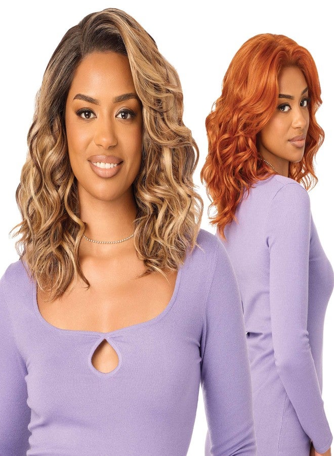 Outre Lace Front Wig - Perfect Hair Line 13X4 - Swoop Series - Swoop 19 (GINGER COPPER) - Image 1