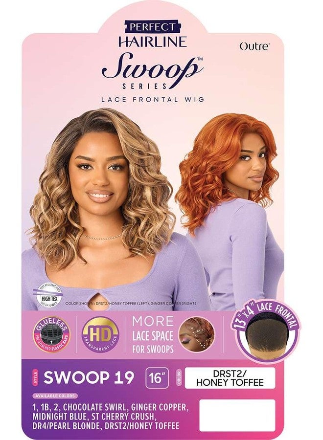 Outre Lace Front Wig - Perfect Hair Line 13X4 - Swoop Series - Swoop 19 (GINGER COPPER) - Image 2