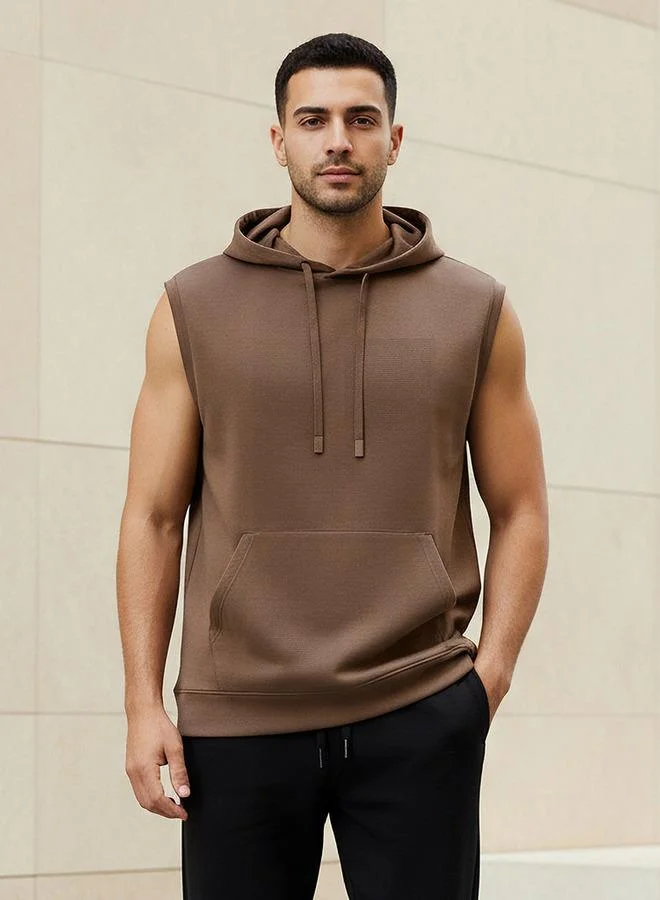 لاف بنجولين Love Pangolin Men Sleeveless Hoodie