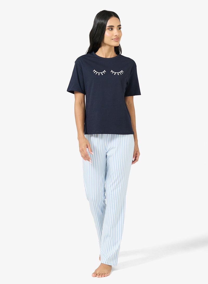 جينجر طقم تي شيرت وبنطلون بيجامة برسومات - Image 5