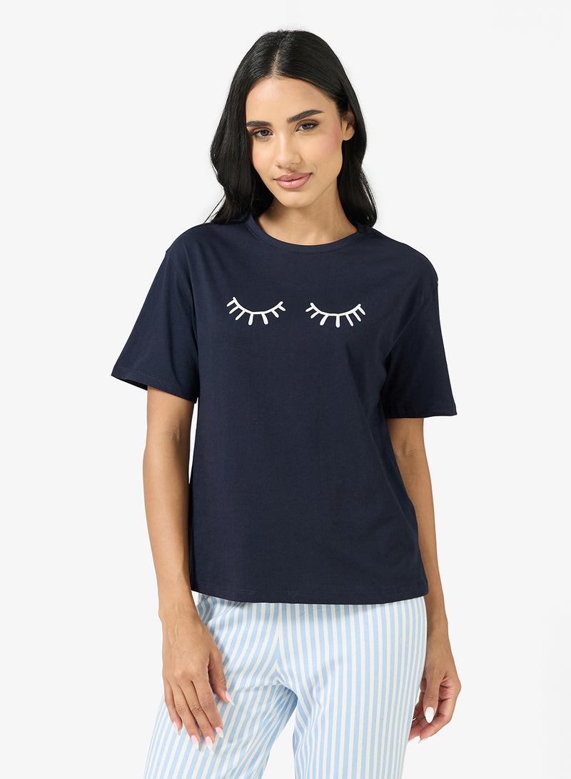 جينجر طقم تي شيرت وبنطلون بيجامة برسومات - Image 3