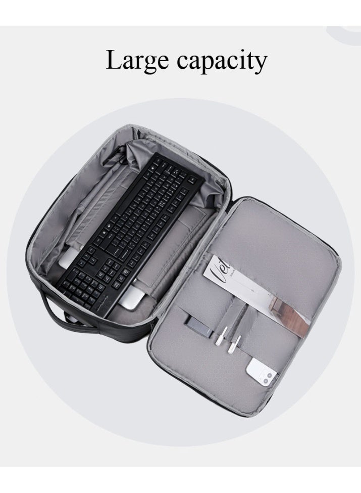 حقيبة ظهر كبيرة من Meinaili بسعة 35 لترًا مقاومة للماء وحقيبة عمل كبيرة تناسب الكمبيوتر المحمول مقاس 17.3 بوصة - Image 1