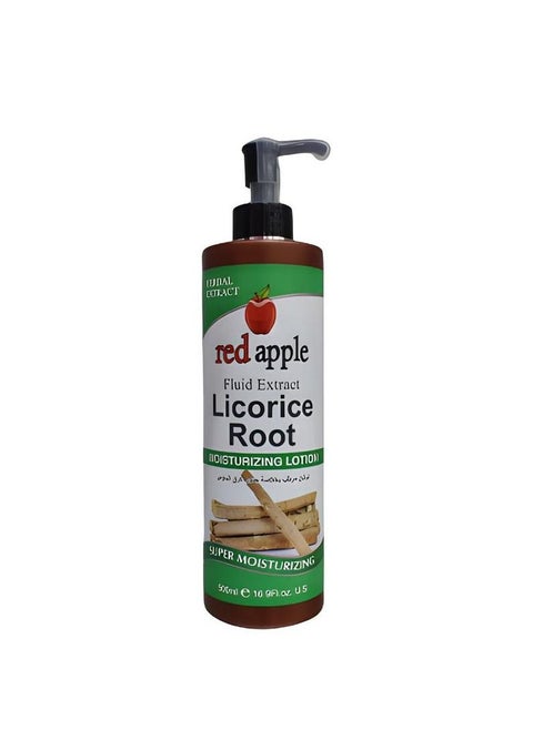 Lotion with licorice extract to moisturize, soften, lighten, nourish and protect dry skin in a healthy and smoother way, characterized by fast absorption and fragrant smell 500 ml