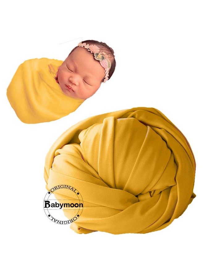 BabyMoon Baby Photography Props Stretch Without Wrinkle Anti Pilling Breathable Blanket Swaddle Wrap - Image 3