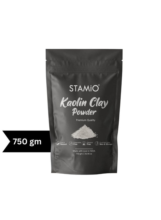 STAMIO Kaolin Clay Powder 750 gm for Face Pack, Skin Care, Mask, DIY | Pure and Natural, Chemical Free | Men & Women | China Mitti | In Pouch 26.46 oz - Image 5