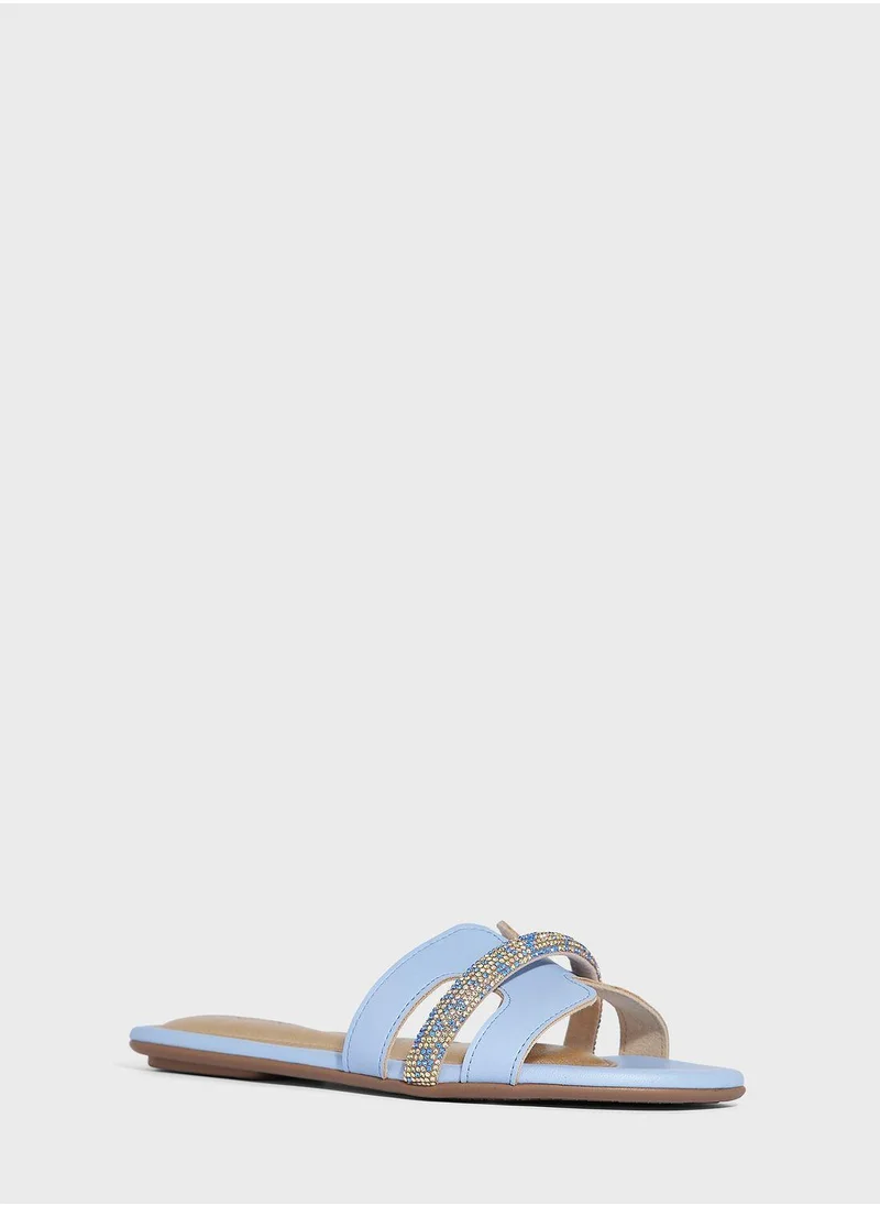 بيرا ريو Alaina Single Strap Flat Sandals