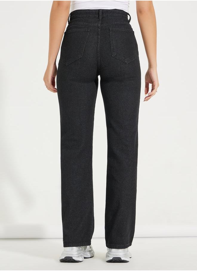 Solid Straight Fit Full Length Jeans - pzsku/Z382D216832FC5AF8D7F7Z/45/_/1724411109/1f4e48c0-68c9-4ae5-a1fe-25e1091658fa
