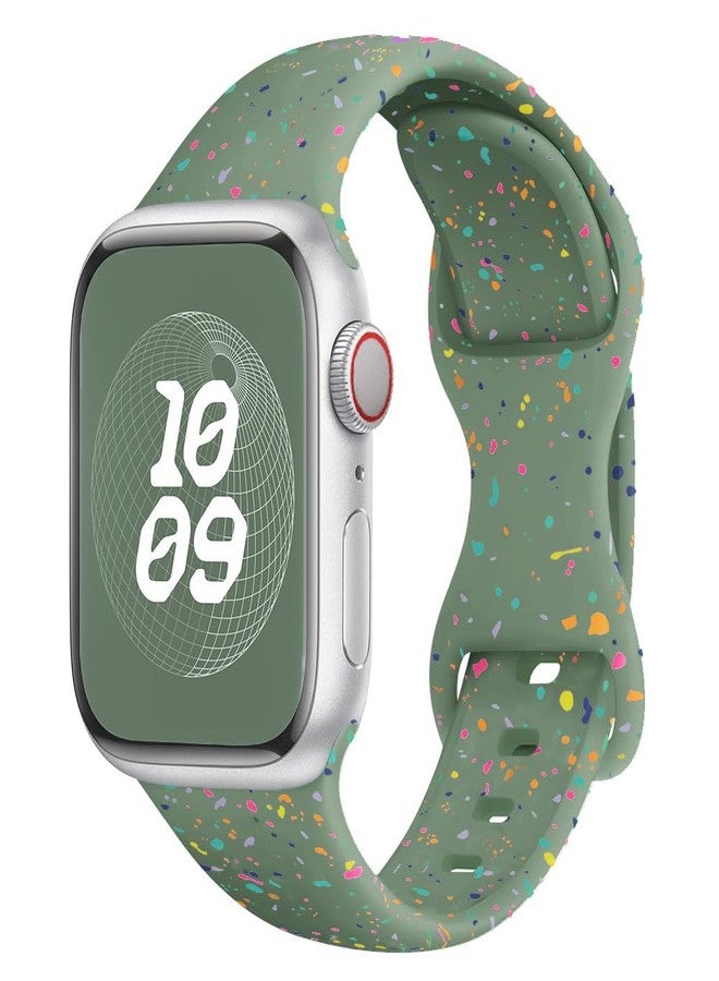 Wowstrap Sport Bands for Apple Watch Band 40mm 41mm 38mm 44mm 45mm 46mm 42mm iWatch Bands for Women Kids Men,Cute Recycled Plastic Silicone Strap for Apple Watch Series 11 10 9 8 7 6 5 4 3 SE 3/2nd Ultra 49mm - Image 1