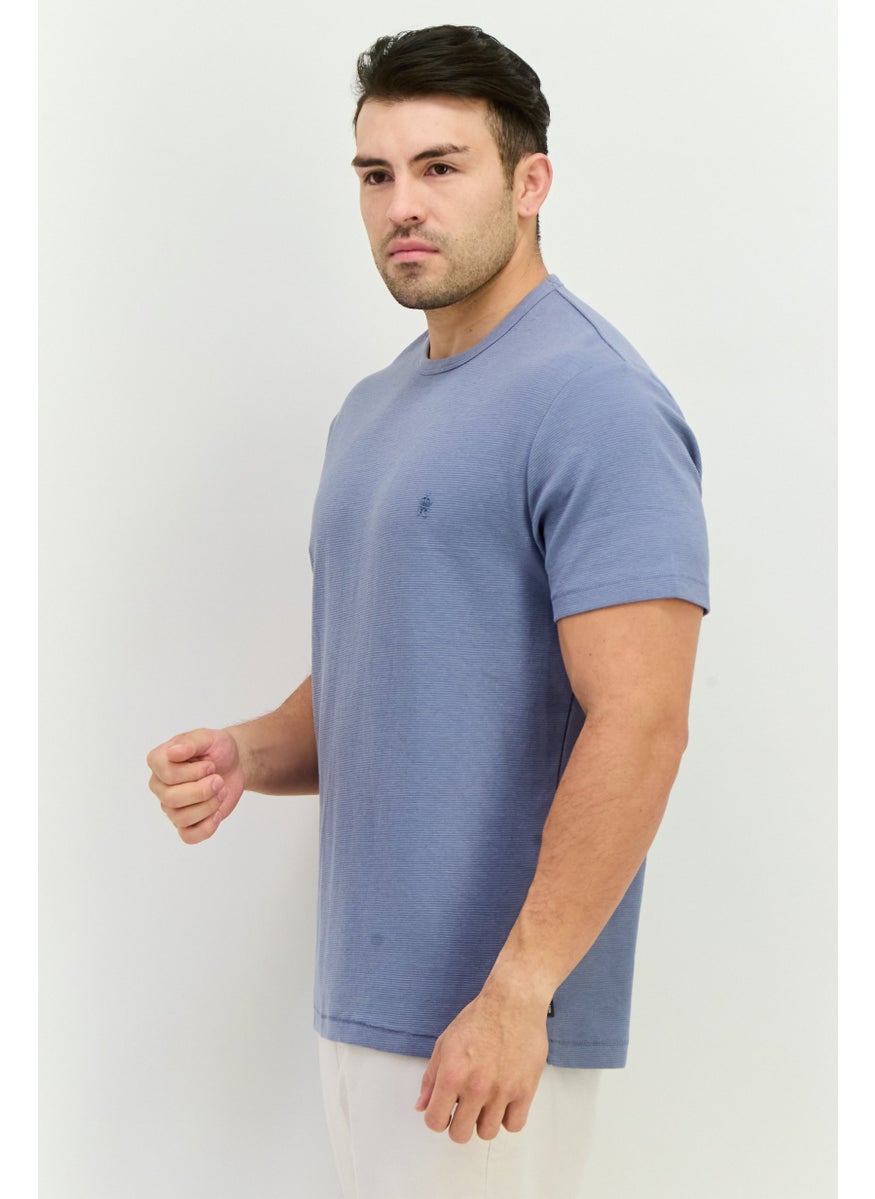 Men Crew Neck Short Sleeves Brand Logo T-Shirt, Light Blue - pzsku/Z382D2F32E79E35B856FCZ/45/_/1739455846/742eefc8-ee6e-4e01-9526-8cb2623db95f