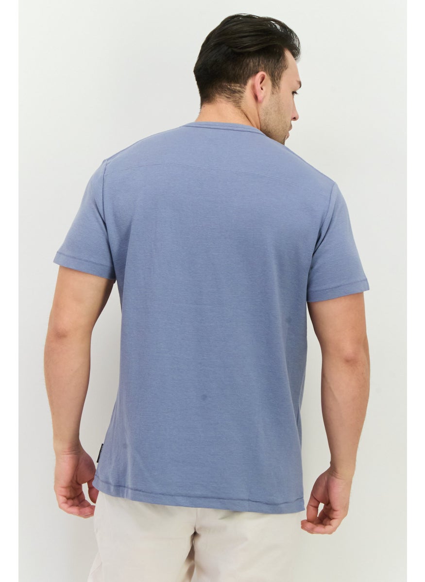 Men Crew Neck Short Sleeves Brand Logo T-Shirt, Light Blue - pzsku/Z382D2F32E79E35B856FCZ/45/_/1739455850/ac5677ba-ac0a-4129-83d8-f2e0b87d771e