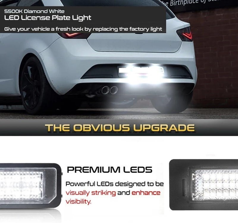 DEMULAX 6000K LED License Plate Lights - Image 3