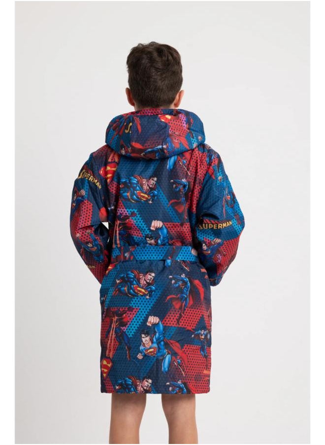 Generic - Boys' Waterproof Swim Robe – Superman Design - Image 1