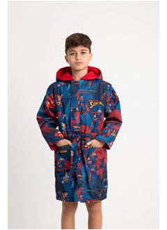 Boys' Waterproof Swim Robe – Superman Design
