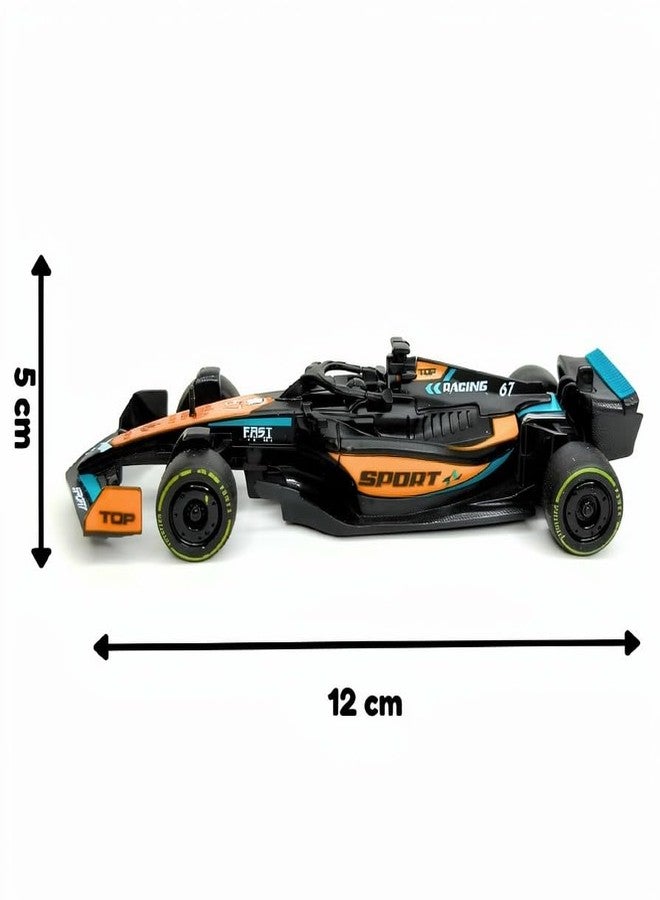 Space Enterprises 1:36 Scale Diecast Racing Car with Pull Back Action, Metal Body Toy Model, Compatible with Racing Car for Kids (Multicolor) - Image 2