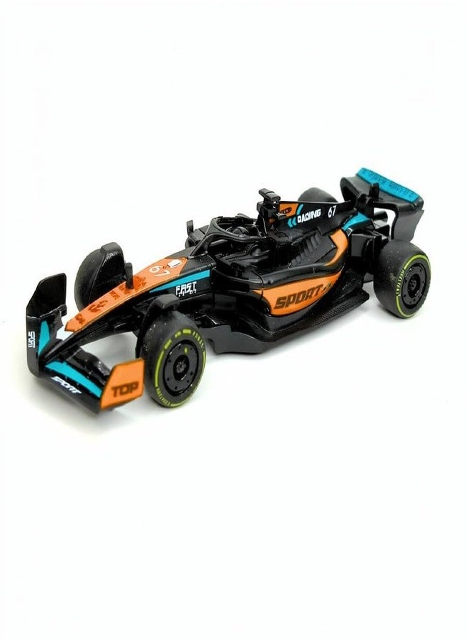 Space Enterprises 1:36 Scale Diecast Racing Car with Pull Back Action, Metal Body Toy Model, Compatible with Racing Car for Kids (Multicolor) - Image 1