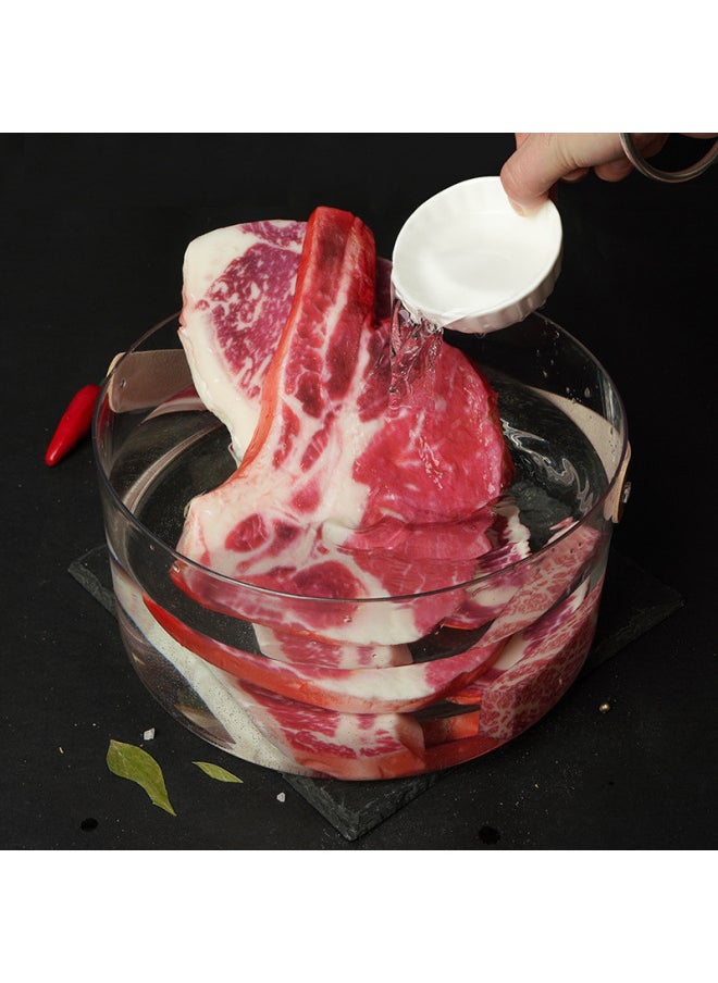 Simulation Sirloin Steak Fake Beef Model And Beef Snowflake Tomahawk Cowboy Bone Roast Piece Luncheon Meat Props Ornaments-Color:Snowflake Beef Slices