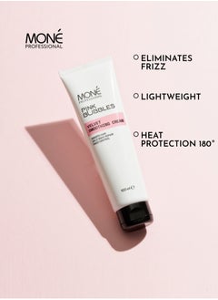 MONE Professional Velvet Smoothing Cream For Frizz Control, Grape Seed Oil & Amaranth Extract, Hydrating And Nourishing Hair Cream, Smoothing Curls With no Control, With Vanilla And Apricot Fragrance,100 ml.  - Image 4