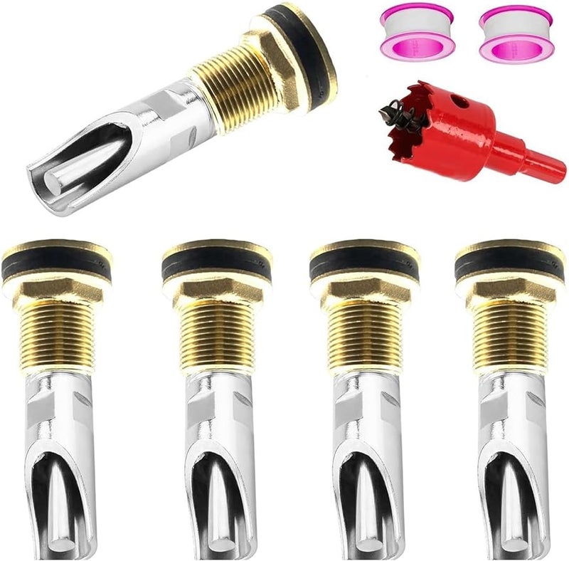 5Pcs Stainless Steel Pig Nipple Waterer with Brass Fittings for Automatic Drinking Systems Easy Installation - Image 2