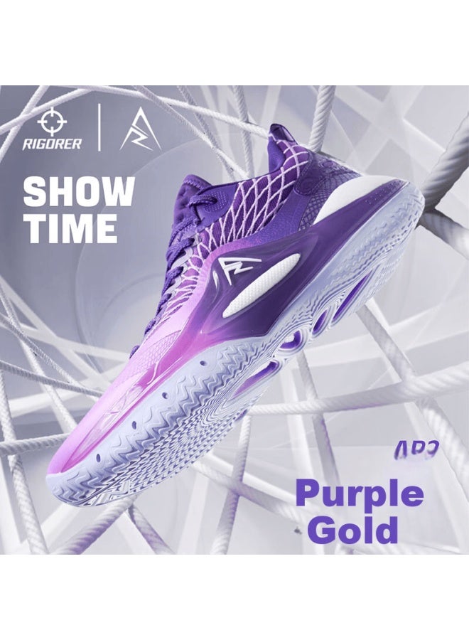 Rigorer [reeves 2nd Gen] Men's Basketball Shoes Low-cut Shock Absorption Rebound Court Performance Sports Compeion Shoes - Image 1