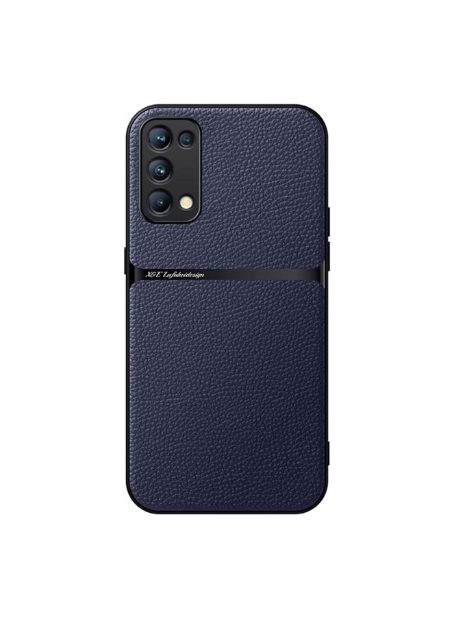 اس-توب جراب لهاتف OPPO Reno5 4G / 5G مصنوع من جلد الليتشي المغناطيسي بتغطية كاملة ومضاد للصدمات - Image 1