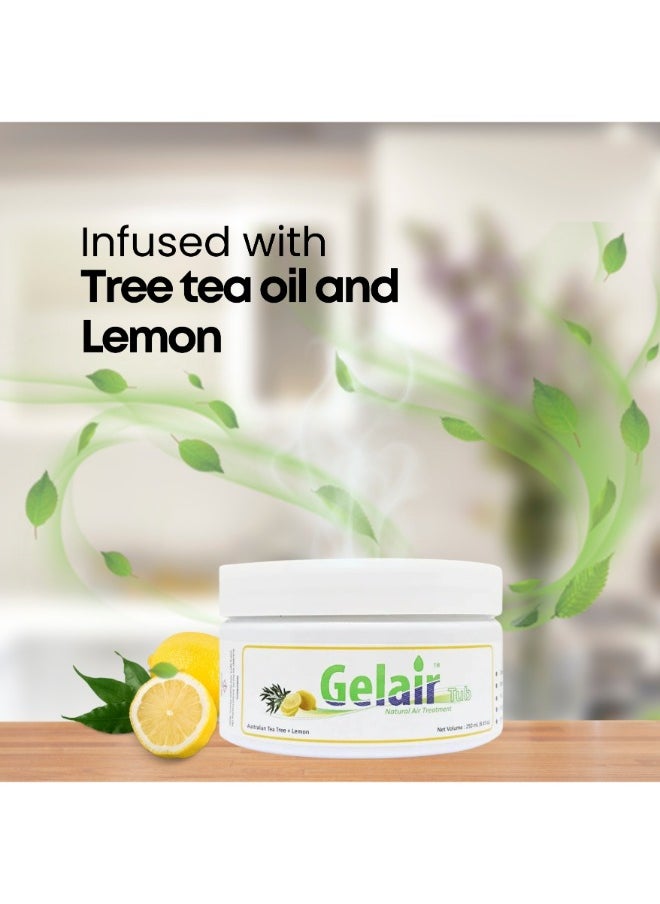 Gelair Gelair Air Purifying Tubs with Tea Tree Oil  250ml Lemon Scent  - Image 2