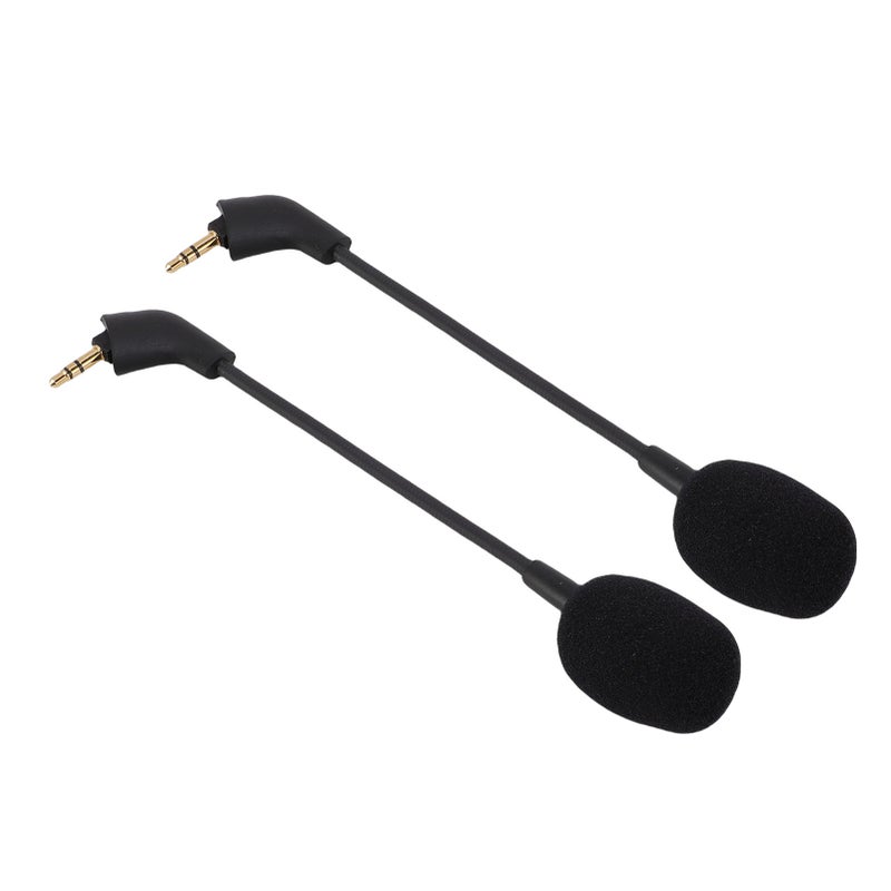2PCS Replacement Microphone Fit for Kingston HyperX Cloud Cloud II Cloud Core Headphone 3.5mm Detachable Noise Cancelling Mic - Image 5